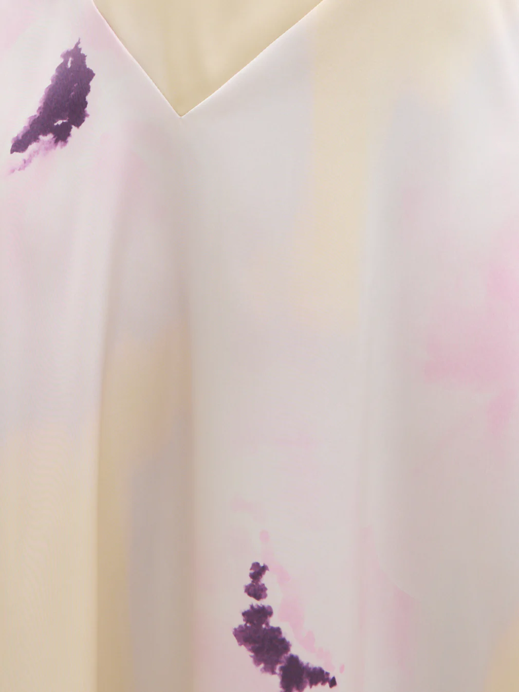 Ember One Shoulder Printed Midaxi Dress - Watercolour Poppy - Image 5