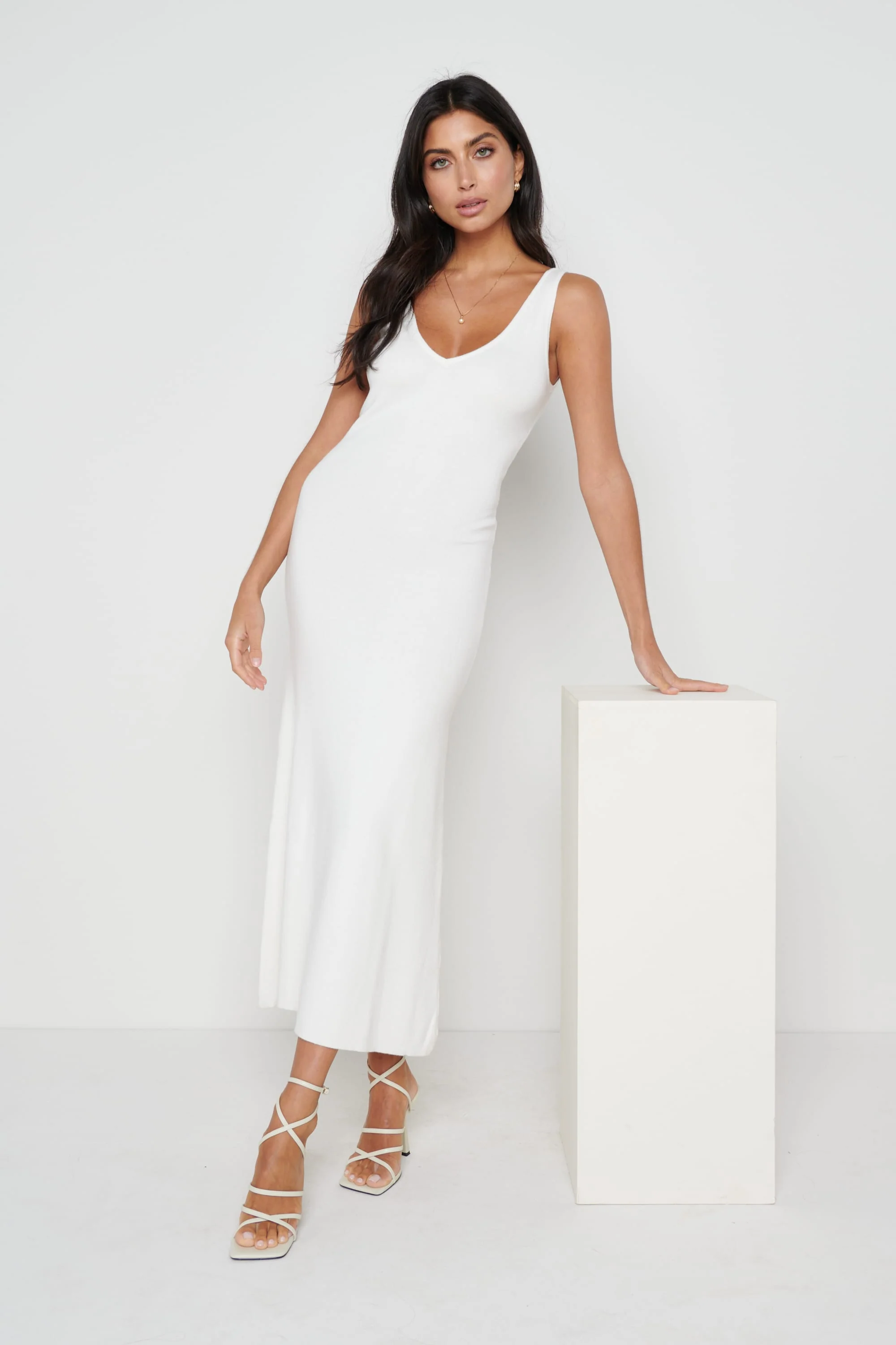 MONA A-LINE KNIT DRESS